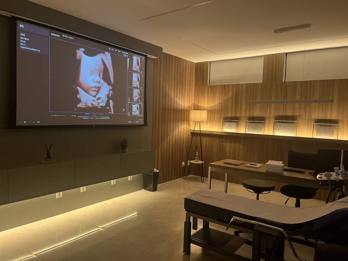 Ambiente interno da clínica